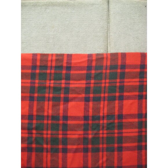 Plaid Print Fabric Poly Blend Woven 50 x 55 inch READ - Picture 13 of 16